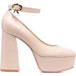 Zapatos de cuero con plataforma rebajados con tacón cuadrado con logo GIANVITO ROSSI talla 39 para mujer 
