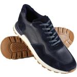 Zerimar Calzado Hombre Piel Natural | Zapatos Casuales Hombre | Zapatos Vestir Hombre Cuero | Calzado Hombre Deportivo | Zapatos Cordones Hombre Piel | Color Azul Marino | Talla 44