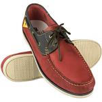 Zapatos Náuticos rojos de goma Zerimar talla 41 para hombre 