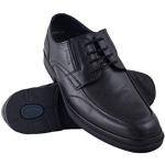 Zapatos negros de cuero con cordones con cordones formales Zerimar talla 45 para hombre 