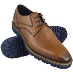 Zapatos de cuero con cordones con cordones formales Zerimar talla 40 para hombre 