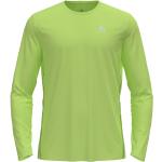 Camisetas verdes de running manga larga para hombre 
