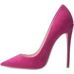 Zapatos rosas de goma de tacón acolchados talla 39 para mujer 