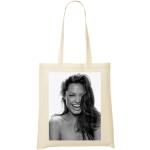 ZIENIUS Angelina Jolie Smiling Bolsa de compras reutilizable Bolsa a cuestas Tote