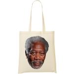 ZIENIUS Morgan Freeman Portrait Bolsa de compras reutilizable Bolsa a cuestas Tote