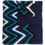 Bufandas azul marino de lana de lana  rebajadas Missoni con bordado Talla Única para hombre 