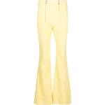 Pantalones amarillos de poliamida de lino rebajados ancho W40 Patou talla XS para mujer 
