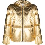 Abrigos dorados de poliester con capucha  rebajados manga larga acolchados Michael Kors by Michael talla XS de materiales sostenibles para mujer 