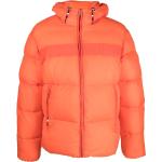 Abrigos naranja de poliester con capucha  rebajados manga larga con logo Tommy Hilfiger Sport para hombre 