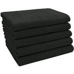 Juegos de toallas negros de algodón 70x140 