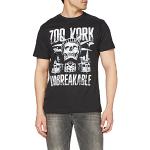 ZOO YORK Cortland Camiseta, Negro, S para Hombre