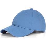 Gorras azules de algodón de béisbol  tallas grandes transpirables talla XXL para mujer 